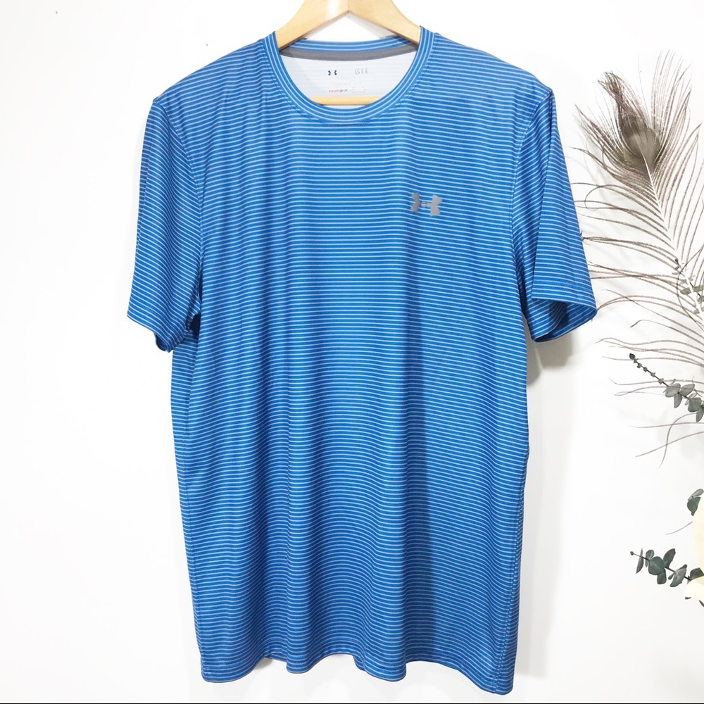 Under Armour Men Loose Fit HeatGear Shirt Size L.